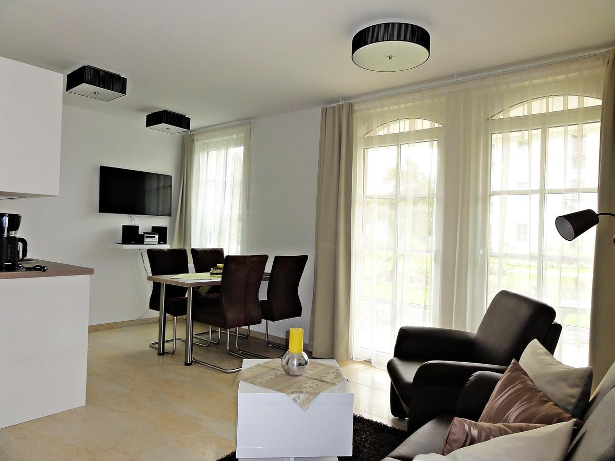 3 Zimmer Ferienwohnung Haus Meeresblick Mit Meerblick A005 Mit Suedterrasse Und Strandkorb Baabe Eksteriør billede