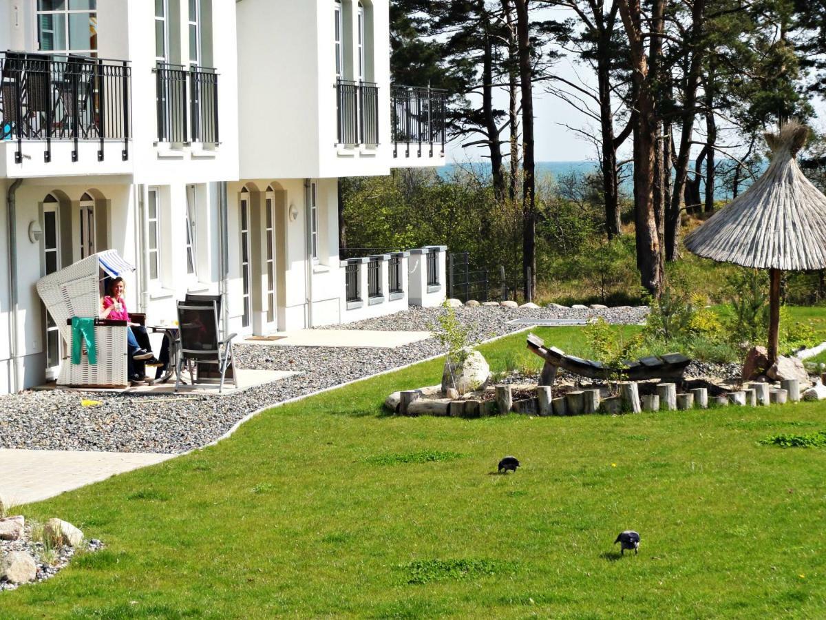 3 Zimmer Ferienwohnung Haus Meeresblick Mit Meerblick A005 Mit Suedterrasse Und Strandkorb Baabe Eksteriør billede